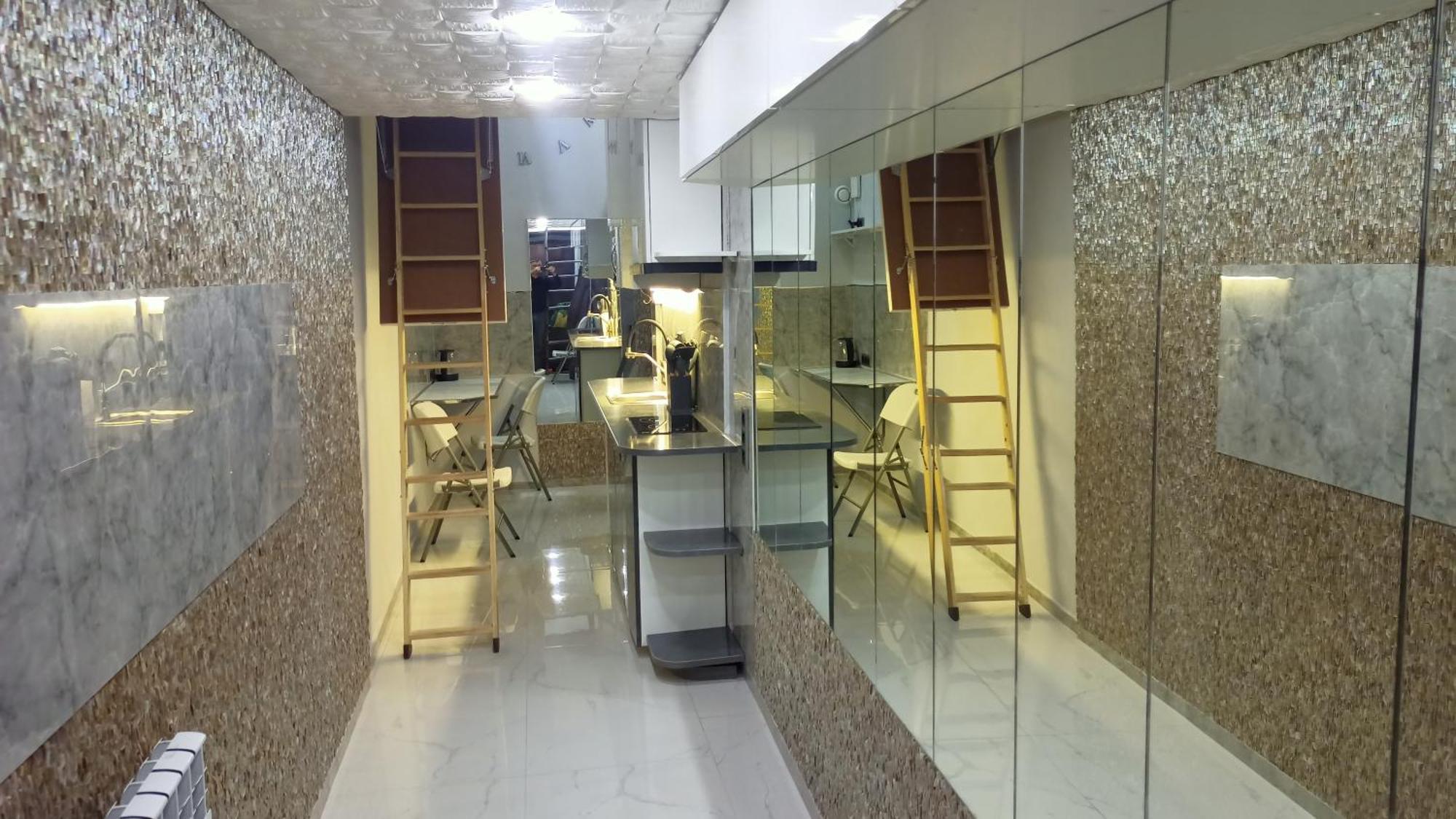 Ferienwohnung Двухуровневый Практичный Лофт Almaty Exterior foto